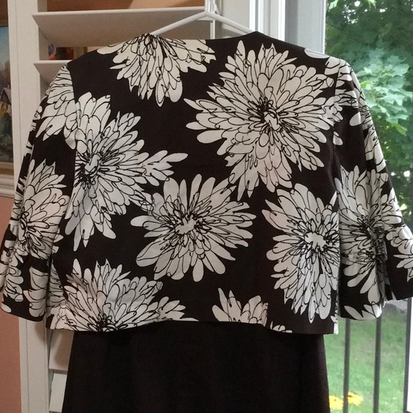 Vintage 1990s, Laura Petites, Sleeveless Dress with Bolo, Chocolate brow… - Picture 7 of 7